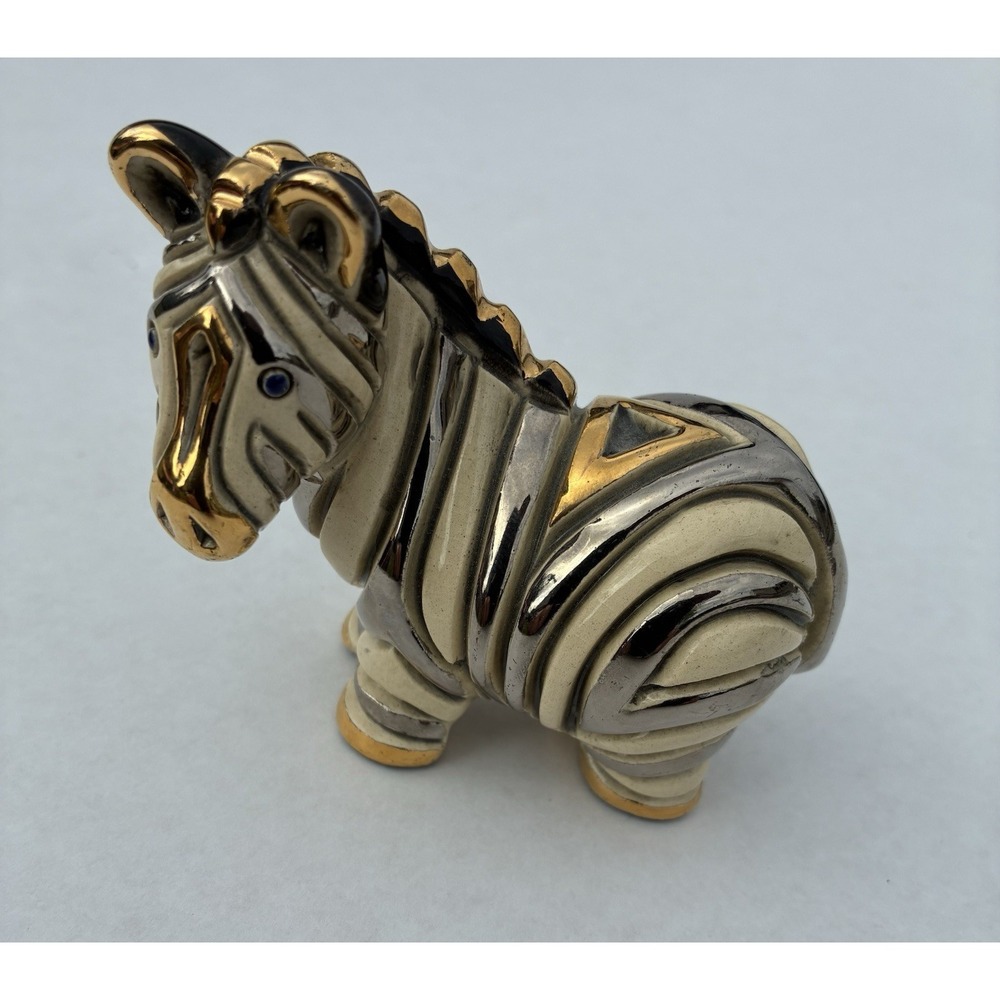 Artesania Rinconada Zebra #717 Silver Anniversary Figurine Collectible Statue